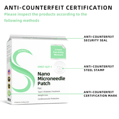 👩‍⚕️Oyikey™ SMGT-GLP-1 Nano Microneedle Patch（Painless, long-lasting, addressing diabetes, obesity, and cardiovascular diseases）